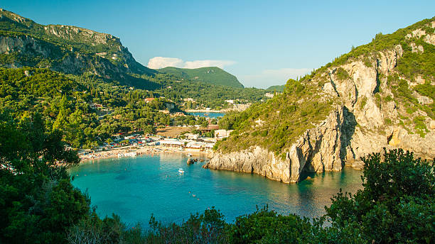 istock Paleokastritsa bay, Corfu Island, Greece 519917283