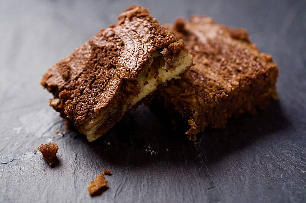 istock Marble cake brownies on top of each other 519919378
