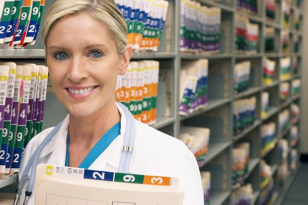 istock Doctor holding medical records 519920106