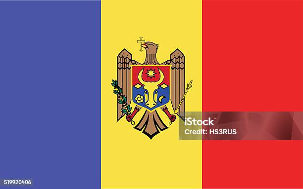 Moldova Flag Stock Illustration - Download Image Now - Moldova, Flag, Banner - Sign