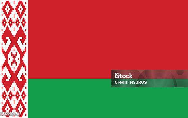 Bandiera Della Bielorussia - Immagini vettoriali stock e altre immagini di Bielorussia - Bielorussia, Bandiera, Accuratezza