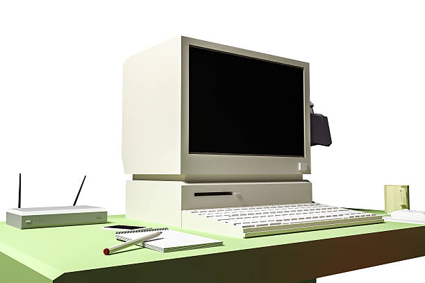 istock 3d illustration of a low poly desk 519921272