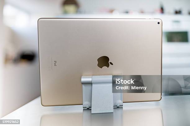 Modern Living Room With Apple Ipad Pro Gold Stock Photo - Download Image Now - Digital Tablet, Moored, Abstract