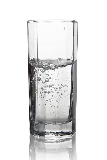 istock Water with air bubbles in a tall glass 519921882