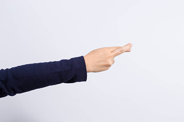 istock Woman show crossing finger 519922822
