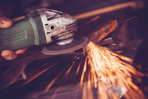 istock master of welding seams angle grinder 519929876