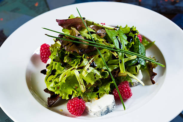 istock Fresh organic vegetable salad with cheese. 519934307