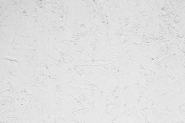 blanc grunge mur en bois peint contreplaqué - particleboard photos et images de collection