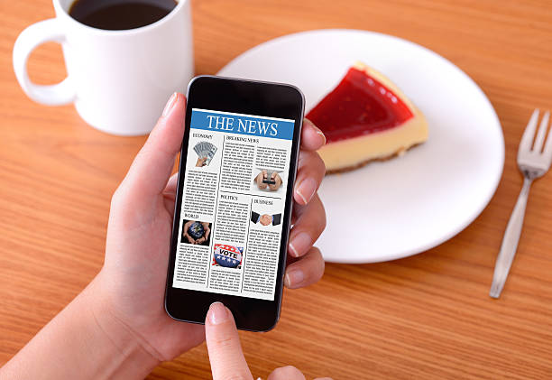 istock Reading news on smart phone 519935735