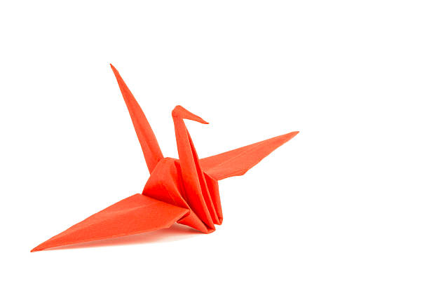 pássaros de origami - origami crane imagens e fotografias de stock