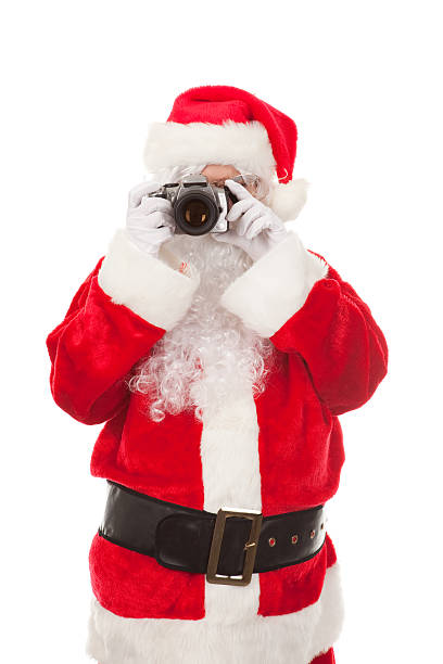 istock Santa Claus Taking Photo 519937397