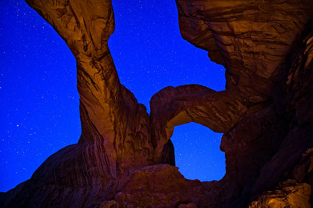 istock Double Arch Milky Way Galaxy Arches National Park Utah 519953750
