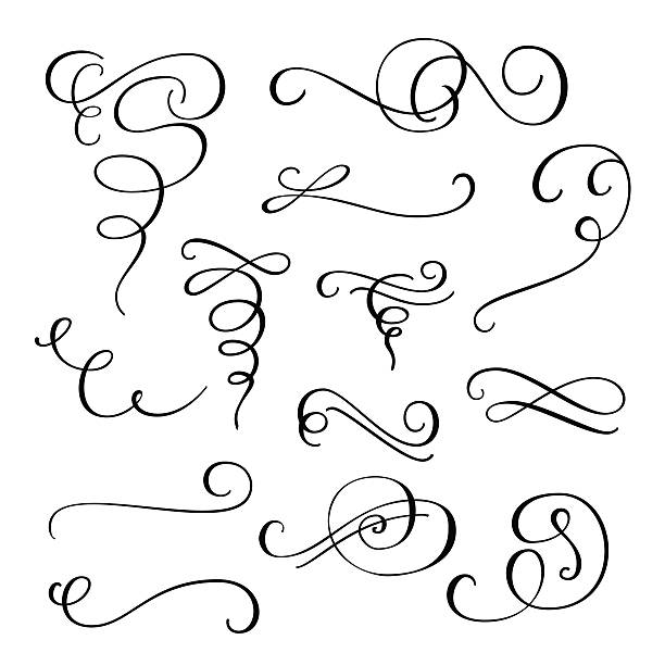 ilustrações de stock, clip art, desenhos animados e ícones de florescimento de redemoinho decoração ornamentados - frame growth calligraphy ornate