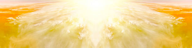 istock Yellow fog in the sky 519954098