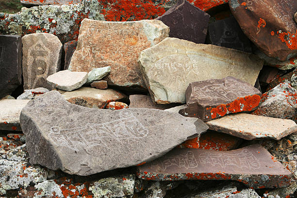 istock Om mani padme hum stones mantra 519954936