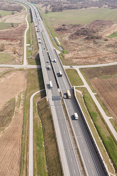 istock aerial view of highway 519955158