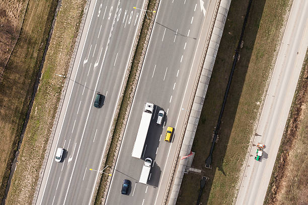 istock aerial view of highway 519955280