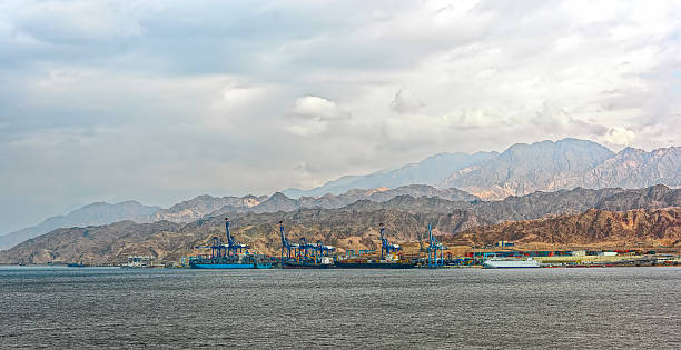 istock Port on Red Sea rocky coast 519956788