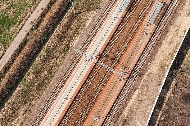 istock aerial view of railway tracks 519958132