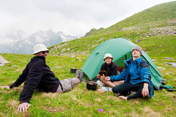 istock Hiker in Caucasus mountains 519958318