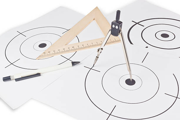 istock Crosshair on paper 519959222