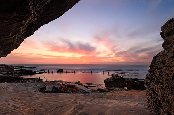 Pretty sunrise at Mahon Pool Maroubra