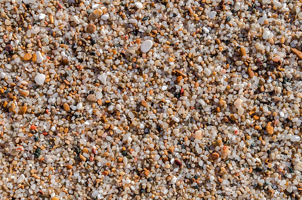 istock Naturally rounded gravel at sea shore, nature beach background texture 519963714