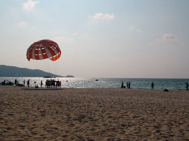 People swim on the shore of Lake Alakol in the intense heat of Almaty region of Kazakhstan. August 3, 2024