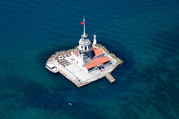 istock Aerial view of The Maiden's Tower 519967190