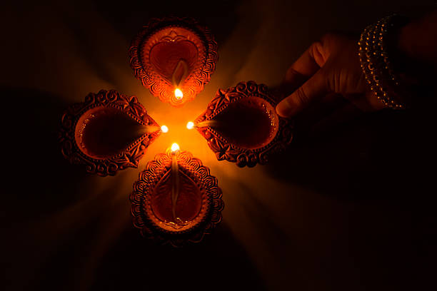 istock Beautiful Diwali Candels 519970975