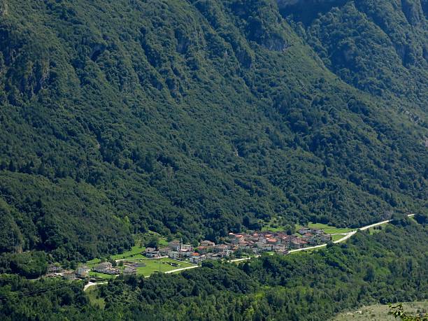 istock Dogna Village Italy Aerial 519974081