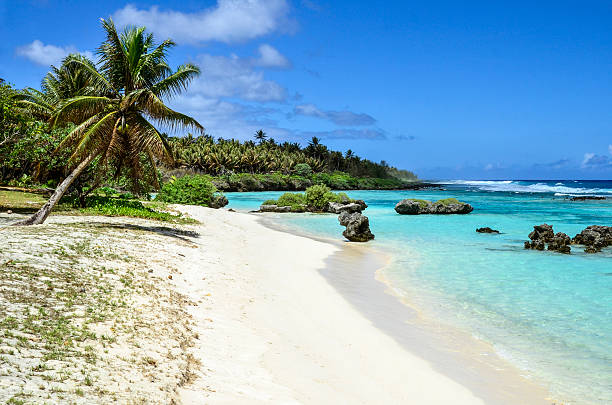 rotación de arenas blancas - saipan fotografías e imágenes de stock