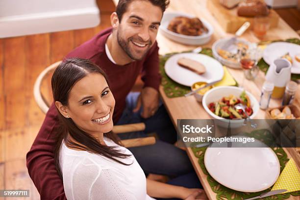 Love Food And Good Times Stock Photo - Download Image Now - 30-39 Years, Adult, Adults Only