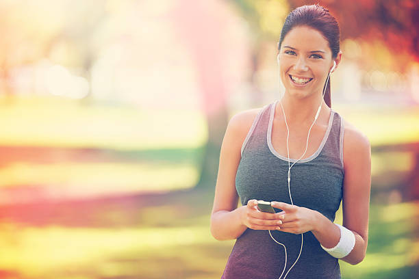 istock Perfect playlist for  a run through the park 519998707