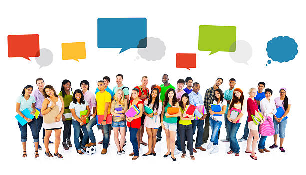 istock Large Group of International Students Smiling 519998867