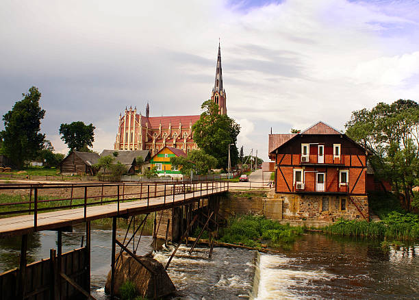 istock Holy Trinity catholic church, Gervyaty, Belarus 519999019
