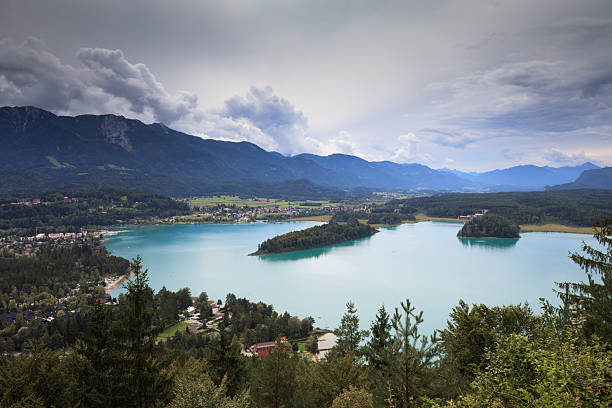 istock aerial view on the Faaker See in Austria 519999583