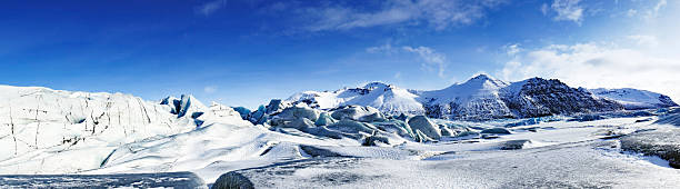 istock Panoramic of Skaftafell glacier in Iceland 520001474