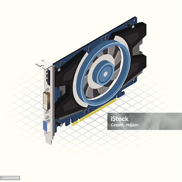 Video Graphichs Array Isometric Video Graphics Array Stock Illustration - Download Image Now ...
