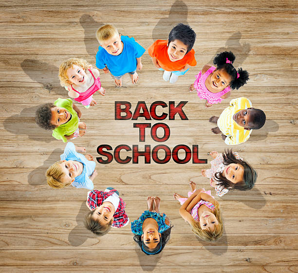 istock Multiethnic Group of Children with Back to School Concept 520002245