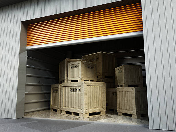 unidade de armazenamento pessoal - storage compartment garage storage room warehouse - fotografias e filmes do acervo