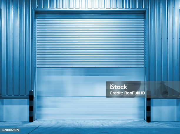 Shutter Door Stock Photo - Download Image Now - Architecture, Building Entrance, Building Exterior