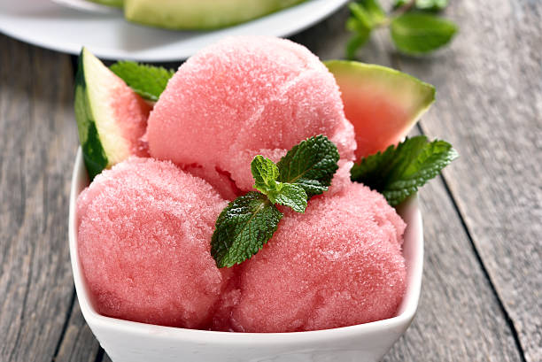 istock Watermelon sorbet ice cream 520003990