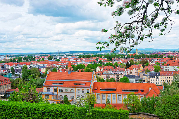 Panoramic view of Bamberg city center