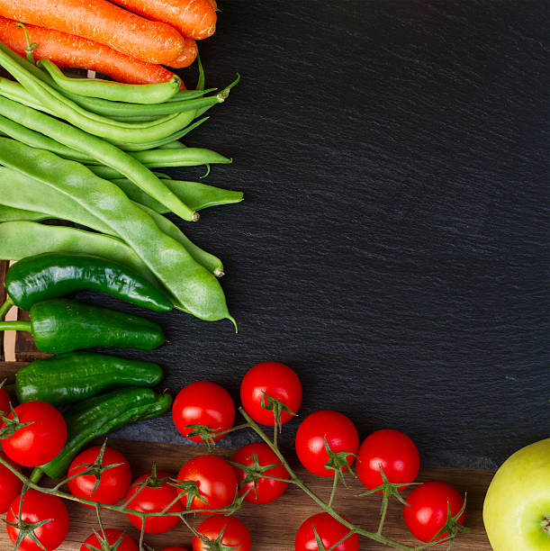 istock Healthy food on table 520004506