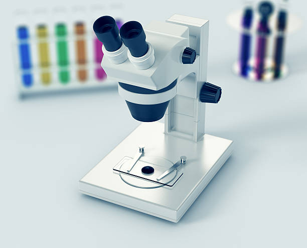 istock microscope, concept of scientific research 520005564