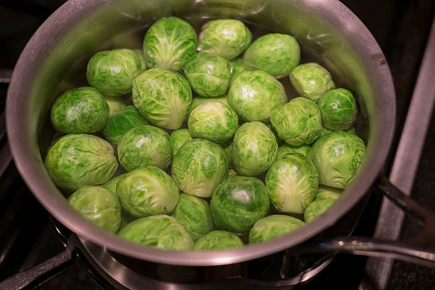 istock Brussel Sprouts Cooking in a Pot of water 520006704
