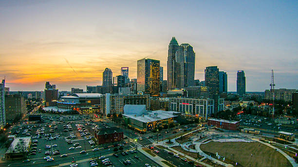 istock sunset sunrise over charlotte skyline north carolina 520008254