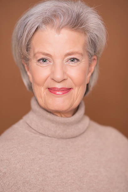 istock Happy senior woman 520008394