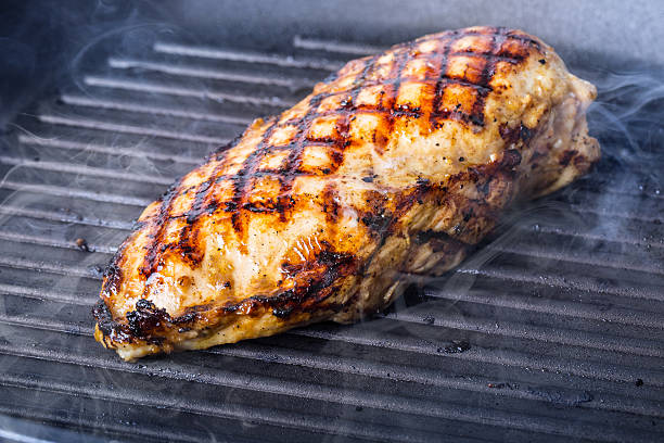 istock Grilled chicken breast in different variations. Traditional cuisine. Grill kitchen 520009916